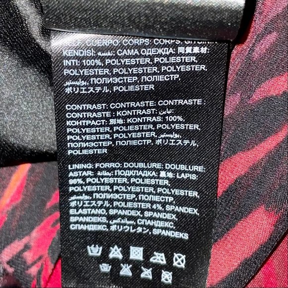 Red chiffon party mini dress 6 - Picture 15 of 16